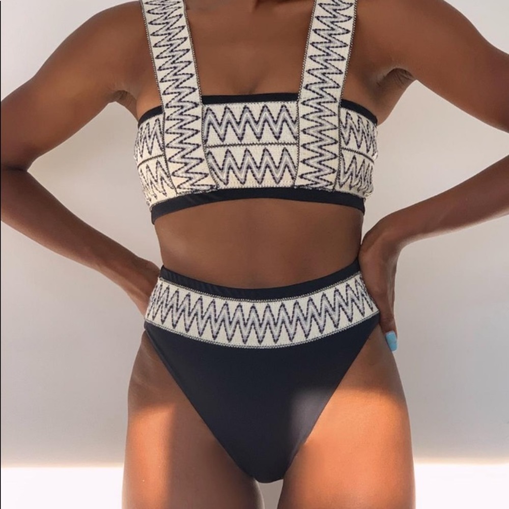 Elysiian swim black Catalina bikini